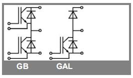 SKM145GAL128DN circuit diagram