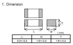 GRM31CR61E106K12L dimensions