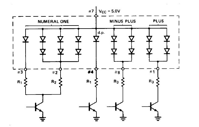 HDSP-0762 circuit