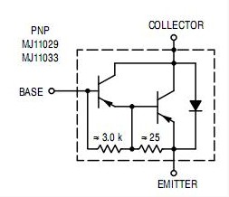 MJ11033  circuit