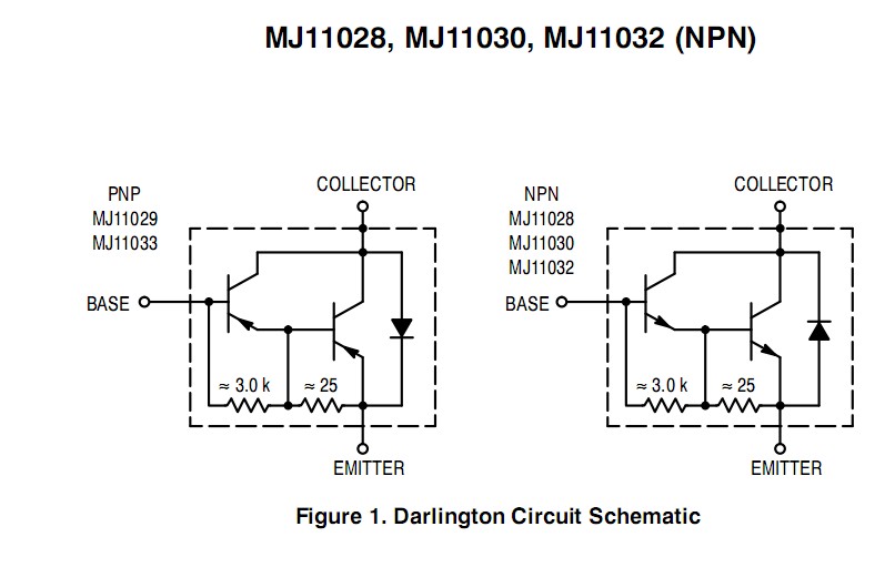 MJ11032 circuit diagram