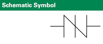 P1100SBL schematic symbol