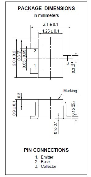 2SC4226-T1 PACKAGE DIMENSIONS 