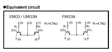UMG3NTR Equivalent circuit