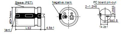 EKMM201VSN821MR30S package dimensions