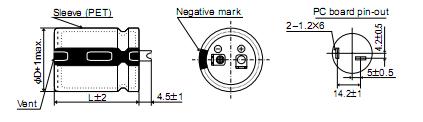 EKMM201VSN471MA20S package dimensions