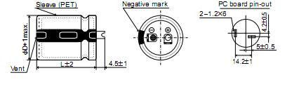 EKMM181VSN681MR30S package dimensions