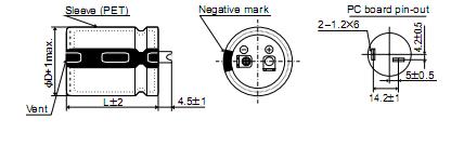 EKMM181VSN331MP25S package dimensions