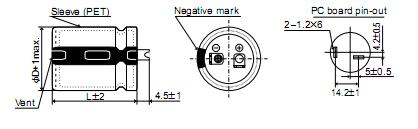 EKMM161VSN332MA60S package dimensions