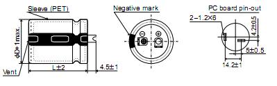 EKMM161VSN122MR35S package dimensions