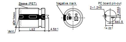 EKMM161VSN681MA20S package dimensions