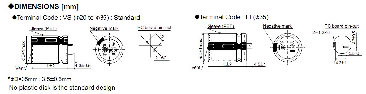 EKMM221VSN221MP25S dimensions