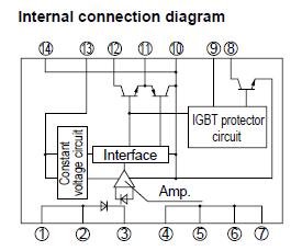 PC928 internal connection diagram