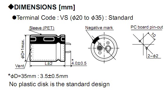 EKMM221VSN561MP45S dimensions