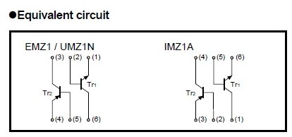 UMZ1NTR equivalent circuit