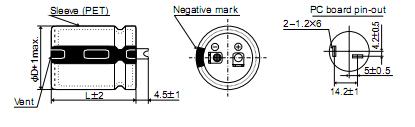 EKMM221VSN391MQ30S package dimensions