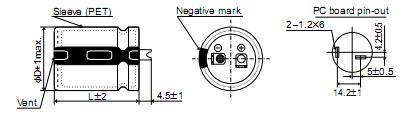 EKMM201VSN182MA45S package dimensions