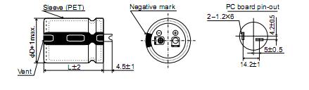 EKMM201VSN561MN50S package dimensions