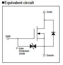 2SK3018FPDT106 Equivalent circuit