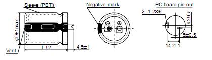 EKMM181VSN471MA20S package dimensions