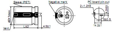 EKMM181VSN331MQ25S package dimensions