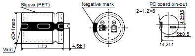 EKMM181VSN151MN20S package dimensions