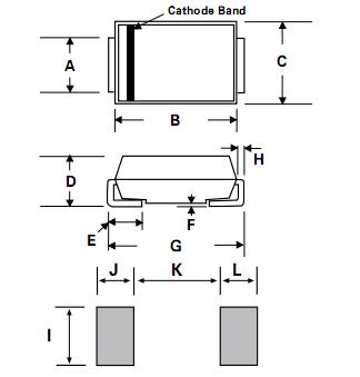 P6SMB27A package dimensions
