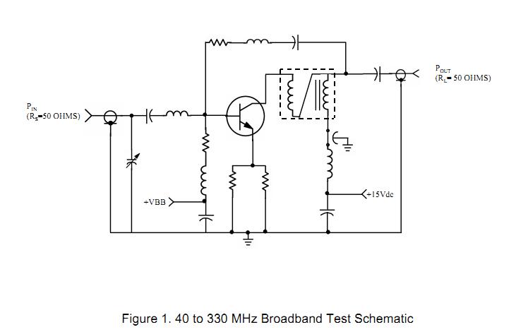 MRF517 test schematic