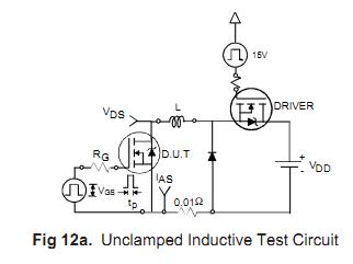 IRLR7843 test circuit