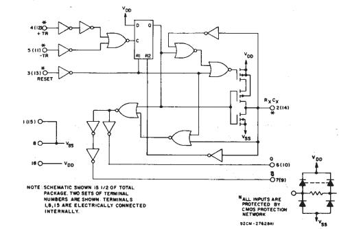 CD4098BE circuit diagram