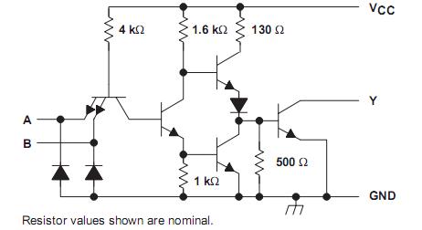 SN75451BP circuit diagram