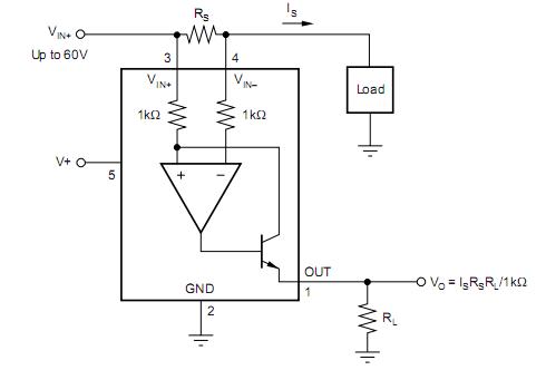 INA139NA/3KG4 block diagram