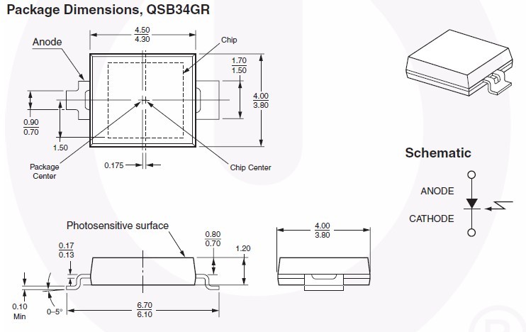 QSB34GR Package Dimension