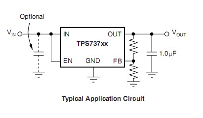 TPS73701DCQRG4 typical application circuit