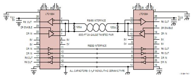 LTC1334ISW circuit diagram