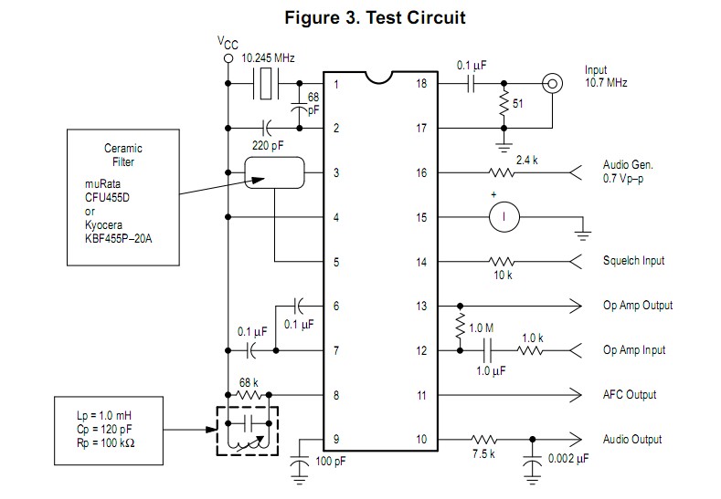 MC3359P test circuit