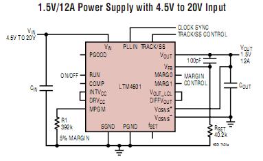 LTM4601EV#PBF circuit diagram
