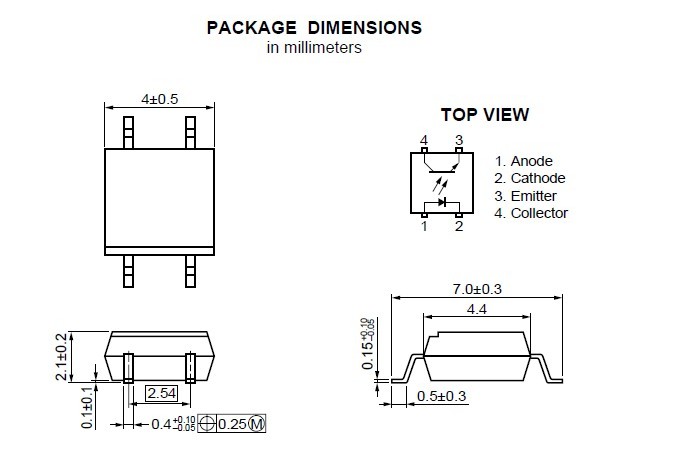 PS2711-1-F3 dimensions