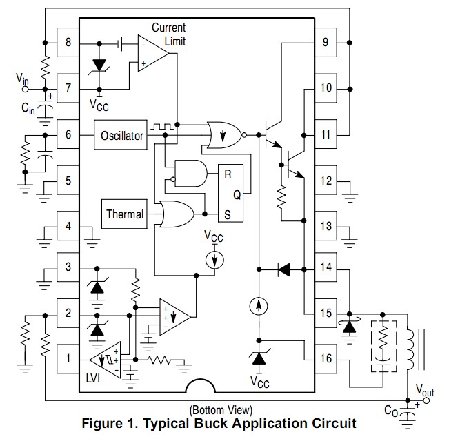 NCV3163PWG typical application circuit