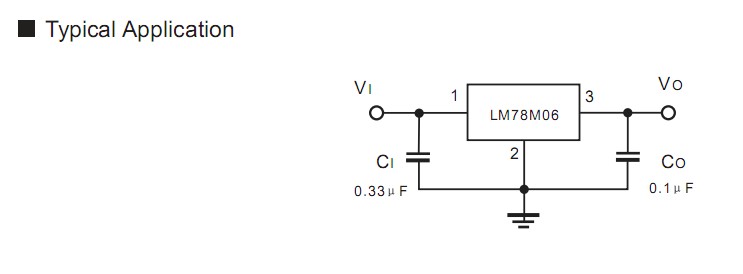 LM78M06 typical application