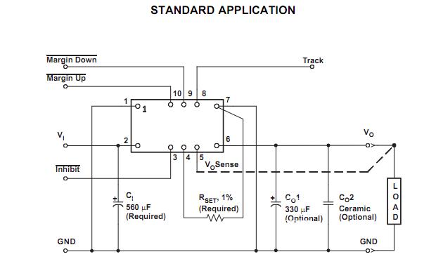 PTH12060WAH standard application