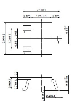 2SB1218A-R(TX) dimensions