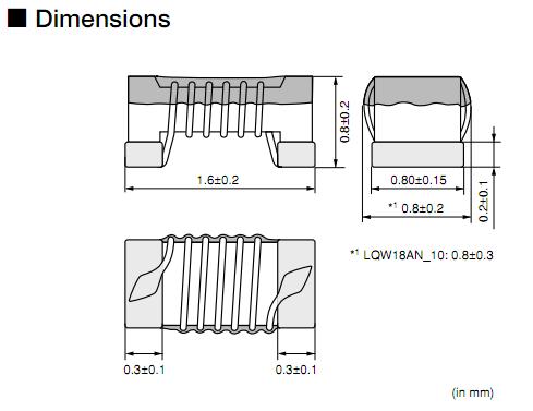 LQW18AN3N6D00D dimensions