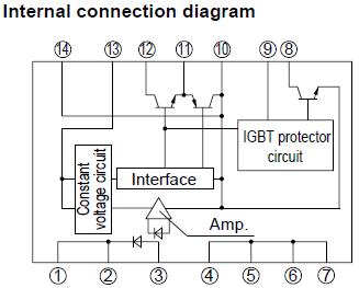 PC929 internal connection diagram