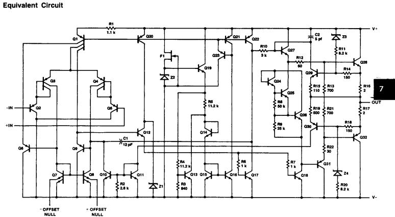 UA759HC equivalent circuit