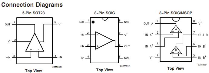 LMH6626MM connection diagram