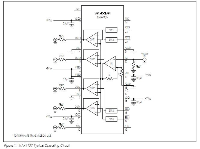 MAX4138EWG circuit diagram
