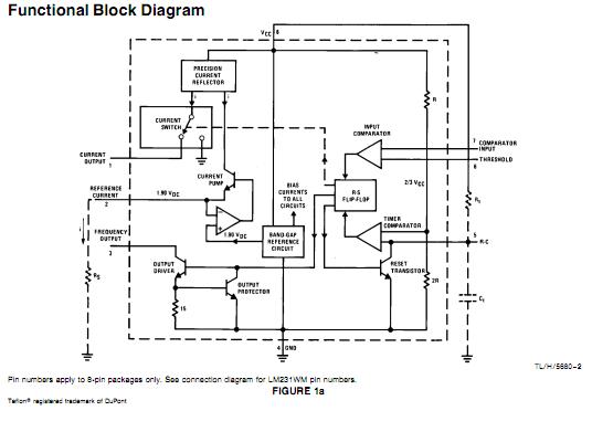 LM131H functional block diagram