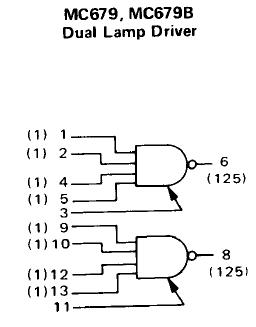 MC679P logic diagram