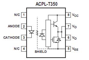 ACPL-T350-500E pin configuration